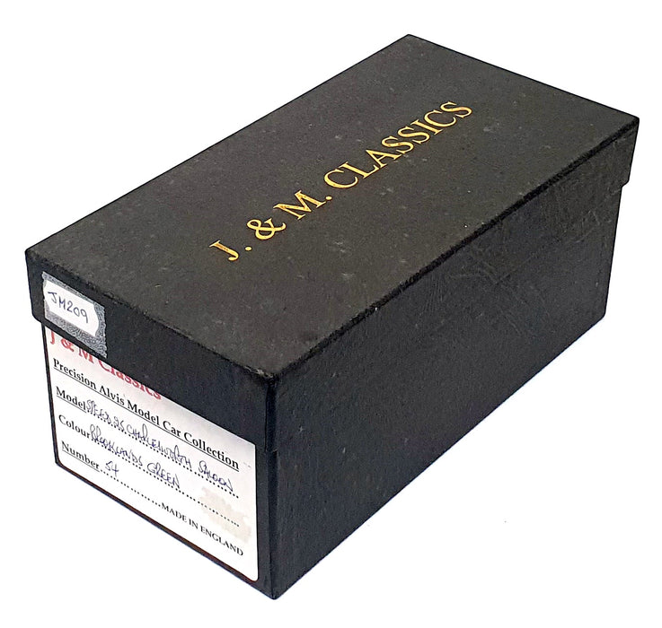 J&M Classics 1/43 Scale JM209 - Alvis Speed 25 Charlesworth - Brooklands Green