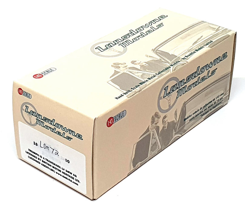 Lansdowne Models 1/43 Scale LDM72 - 1958 Riley 2.6 Sports - 2-Tone Grey