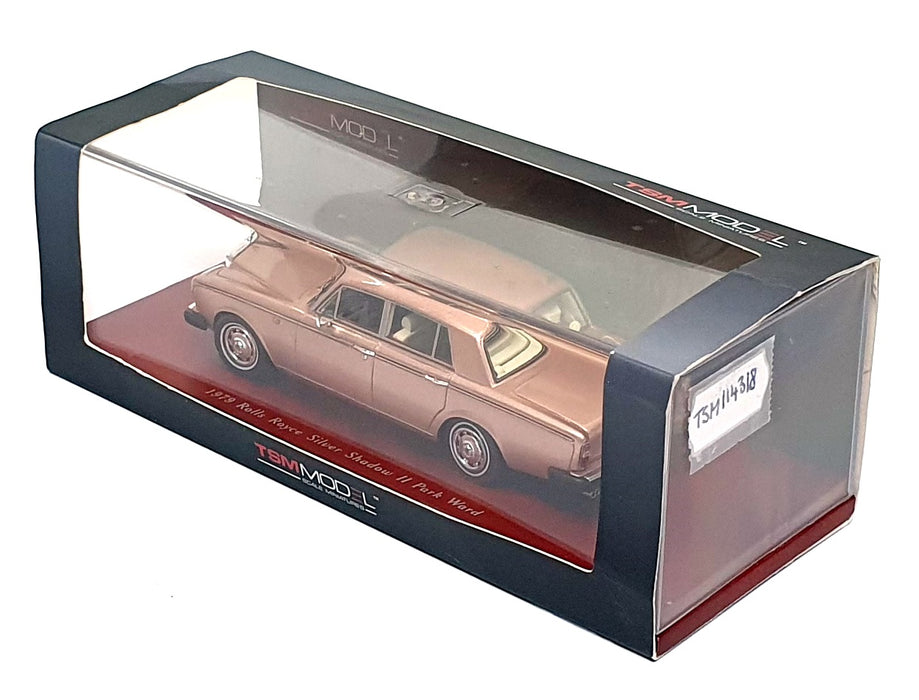 TSM 1/43 Scale TSM114318 - 1979 Rolls Royce Silver Shadow II - Peach Bronze
