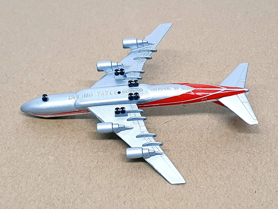 Schabak 1/600 Scale Diecast 901/10 - Boeing 747-200 Aircraft TWA - White/Red