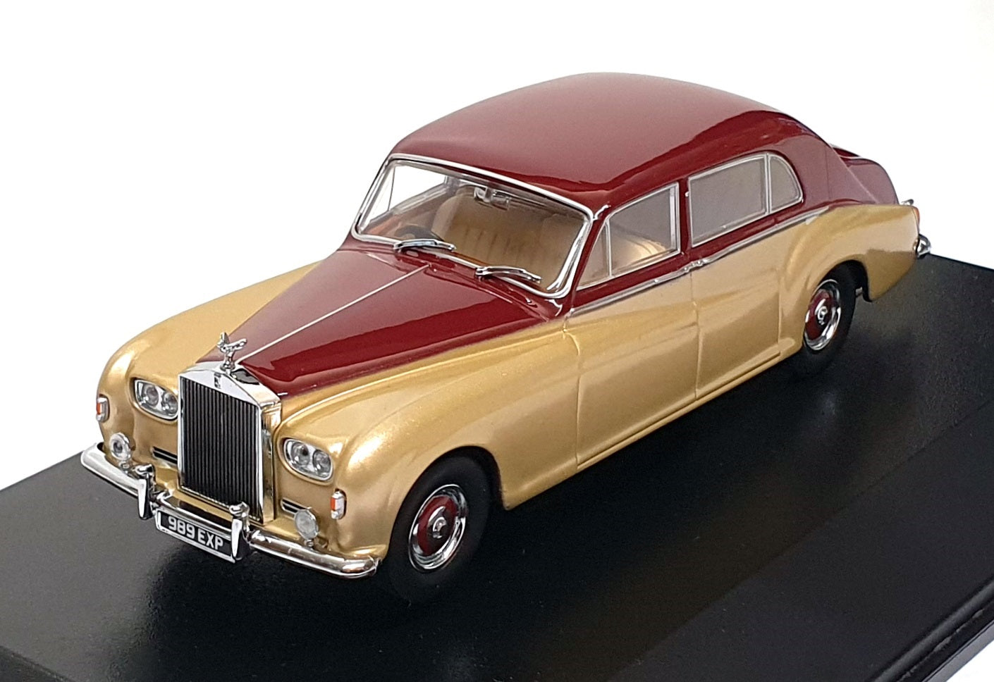 Oxford 1/43 Scale 43RRP5002 - Rolls Royce Phantom V - Burgundy/Silversand