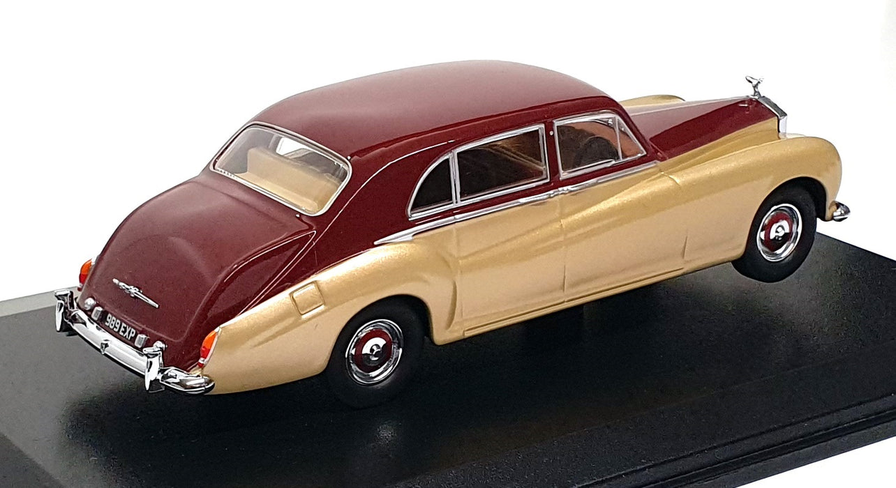 Oxford 1/43 Scale 43RRP5002 - Rolls Royce Phantom V - Burgundy/Silversand