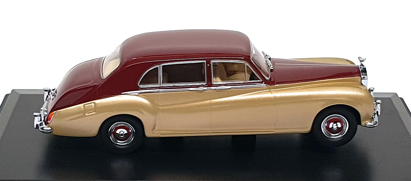 Oxford 1/43 Scale 43RRP5002 - Rolls Royce Phantom V - Burgundy/Silversand