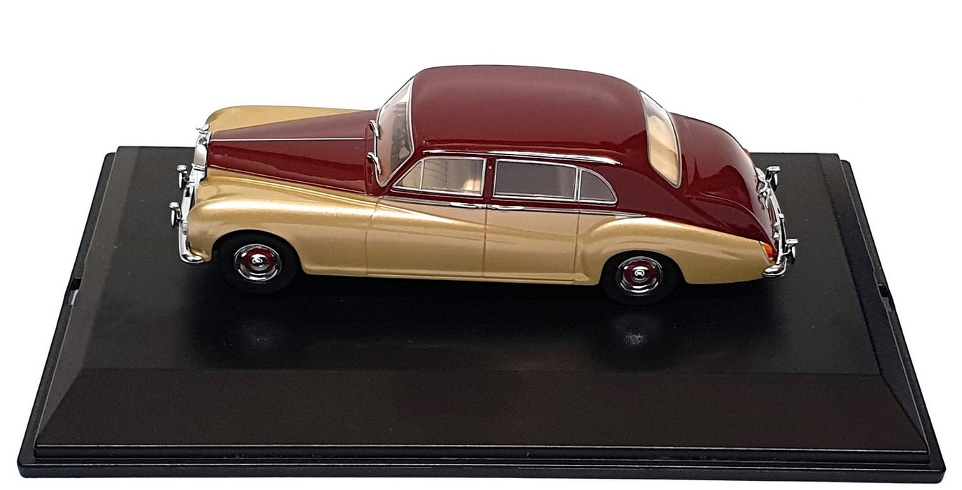 Oxford 1/43 Scale 43RRP5002 - Rolls Royce Phantom V - Burgundy/Silversand