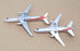 Schabak 1/600 Scale 912/10 Airbus A330 & Lockheed L-1011 Aircraft TWA White/Red