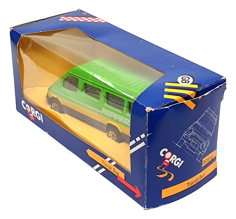 Corgi 12.5cm Long Diecast C676/12 - Ford Transit Bus Oxford City Nipper