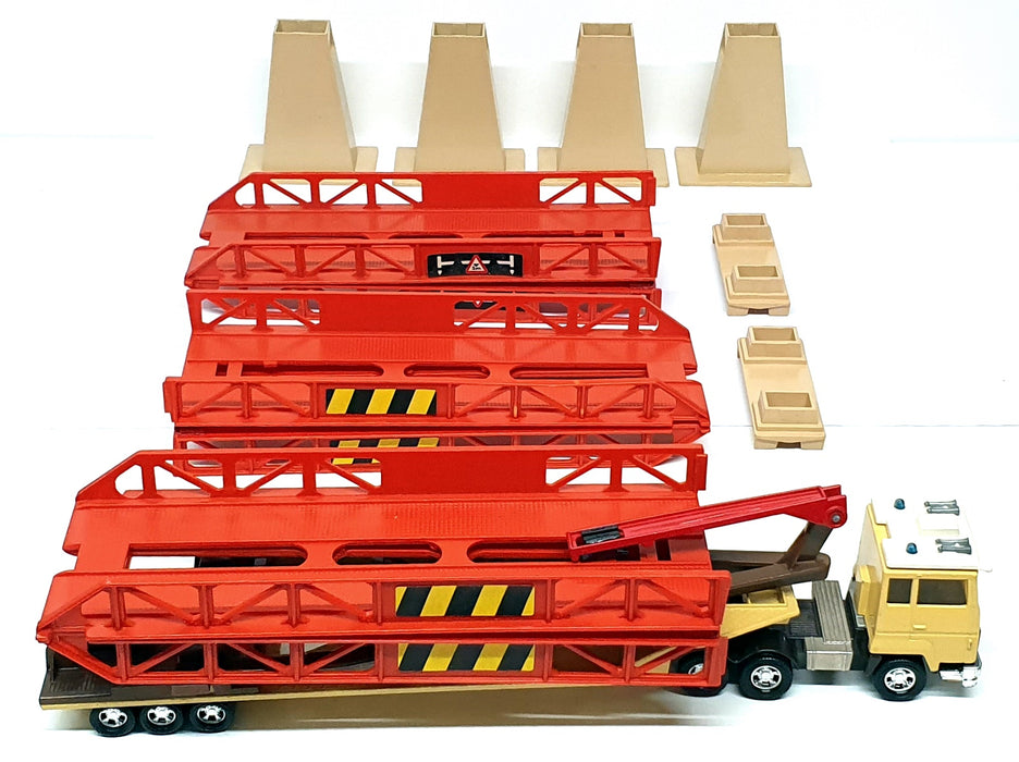 Matchbox Super Kings K-44 - Berliet Truck & Trailer Bridgelayer Construction Set
