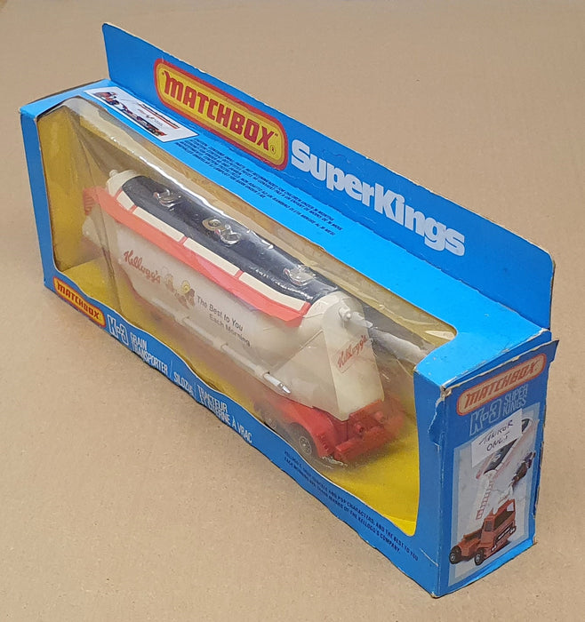 Matchbox Super Kings K-3 - Kellogg's Grain Transporter TANKER TRAILER ONLY