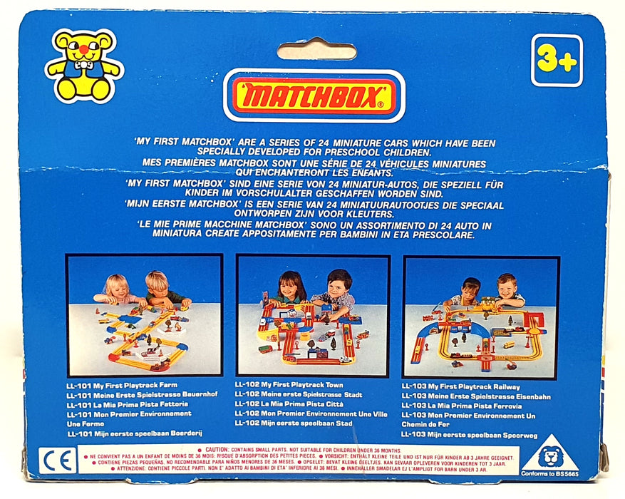Matchbox LL-113 - My First Matchbox 3 Piece Set Bus Train & Truck