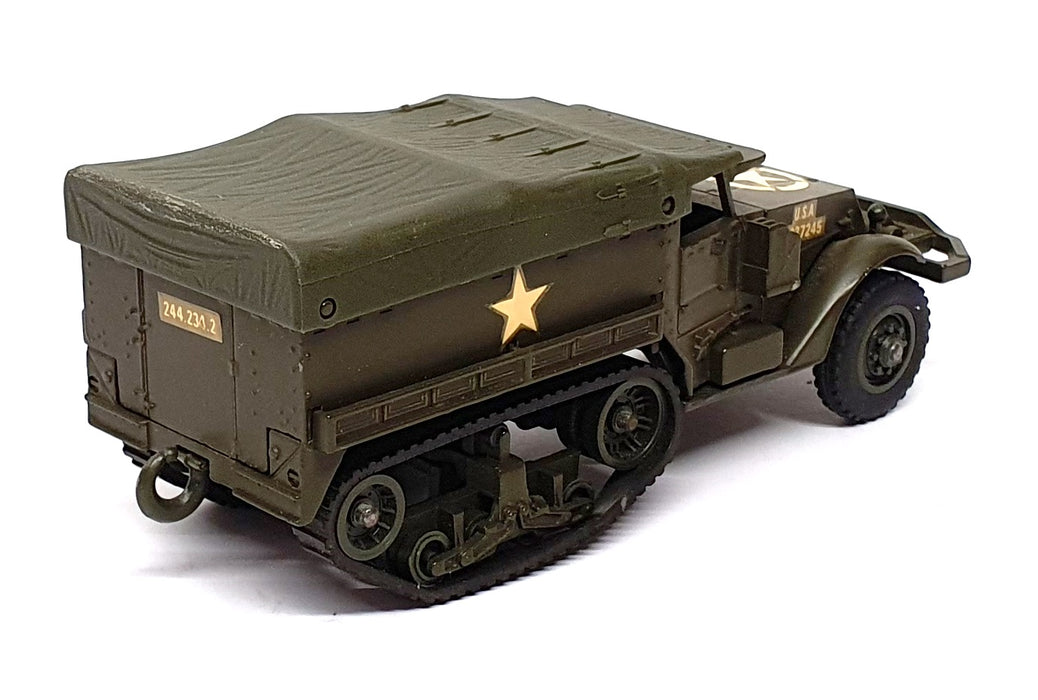 Solido 1/50 Scale 244 - M3 Half Track Military Vehicle US Army - Green