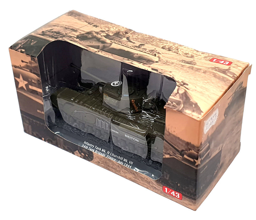 Altaya 1/43 Scale AT1434T - Churchill Mk.IV 34th Tank Brigade France 1944