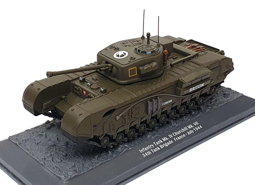 Altaya 1/43 Scale AT1434T - Churchill Mk.IV 34th Tank Brigade France 1944