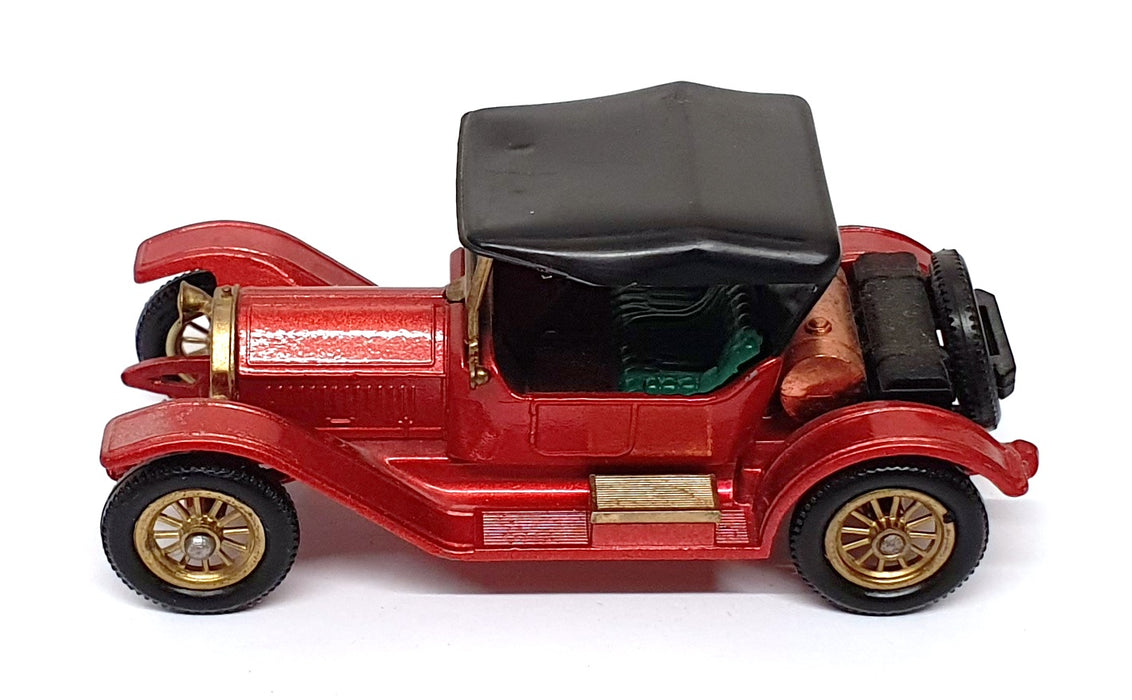 Matchbox Appx 9cm Long Diecast Y-8 - 1914 Stutz - Red/Black Roof