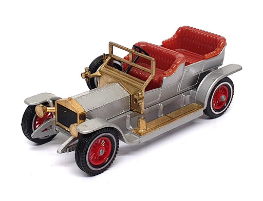 Matchbox 9cm Long Diecast Y-10 - 1906 Rolls Royce Silver Ghost - Silver
