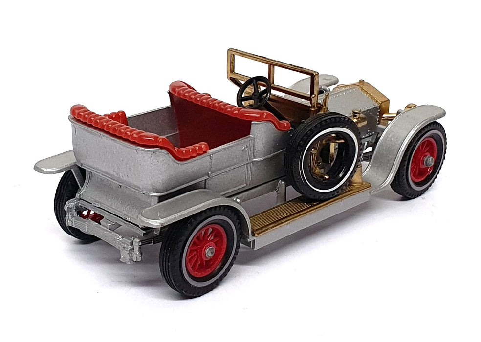 Matchbox 9cm Long Diecast Y-10 - 1906 Rolls Royce Silver Ghost - Silver