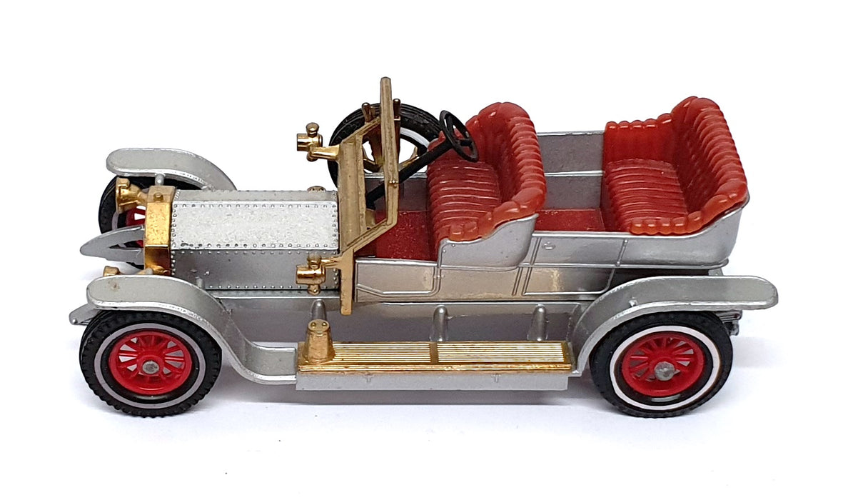Matchbox 9cm Long Diecast Y-10 - 1906 Rolls Royce Silver Ghost - Silver