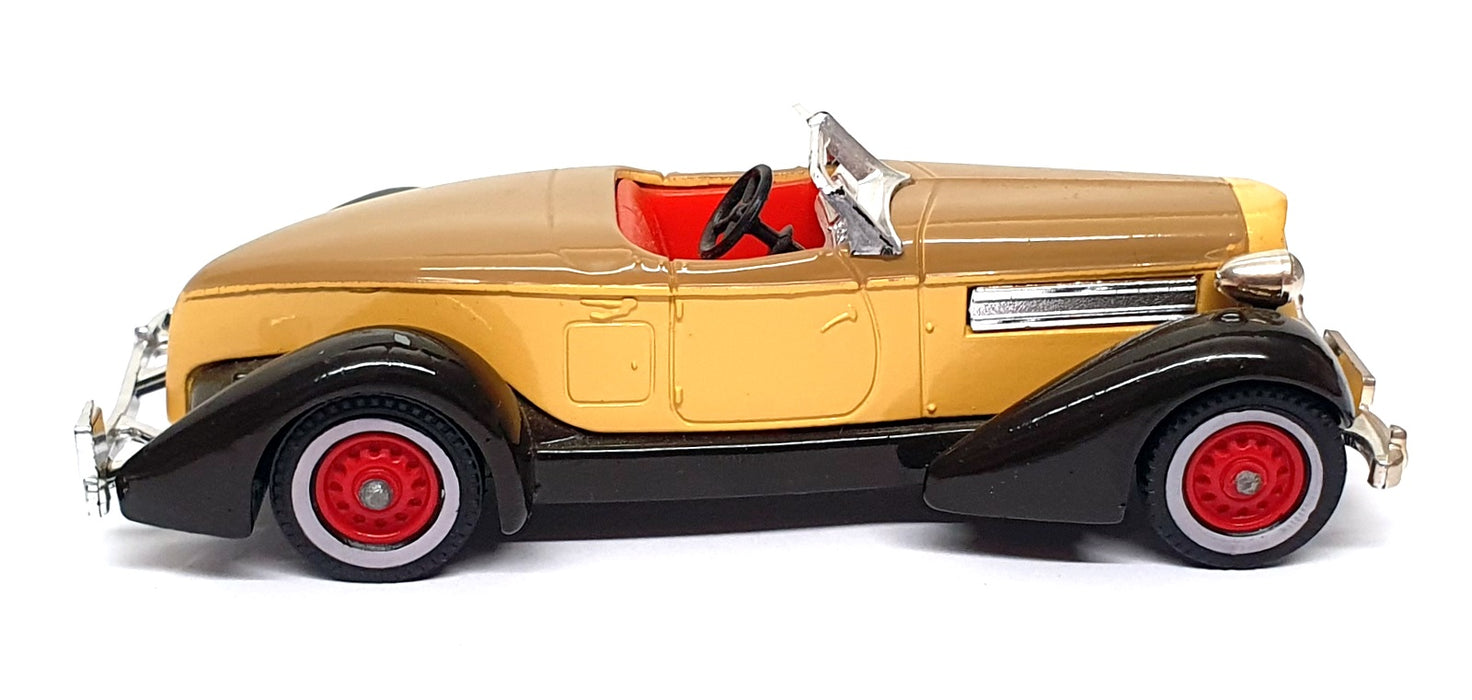 Matchbox Appx 11.5cm Long Diecast Y-19 - 1935 Auburn 851 - Brown/Beige
