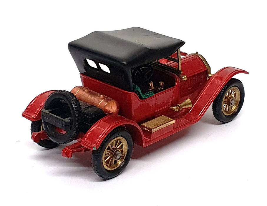 Matchbox Appx 9cm Long Diecast Y-8 - 1914 Stutz - Red/Black Roof