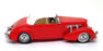 Matchbox Appx 12cm Long Diecast Y-18 - 1937 Cord 812 - Red/White Roof