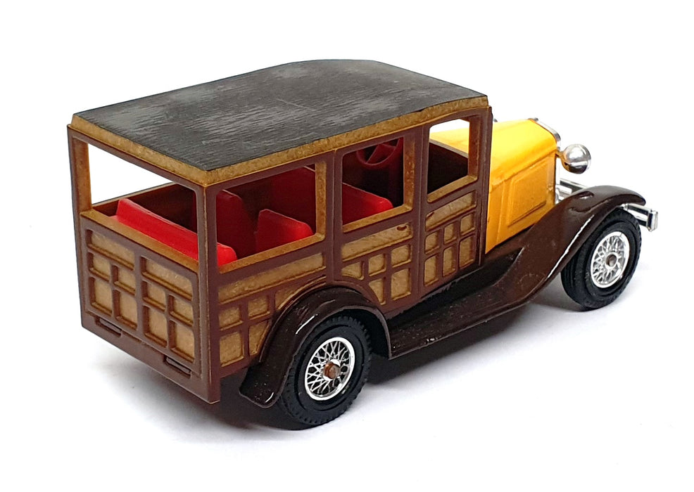 Matchbox Appx 10cm Long Diecast Y-21 - 1927 Ford A - Yellow/Brown