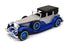 Matchbox 11.5cm Long Diecast Y-4 - 1930 Duesenberg Model J - Silver/Blue/Black