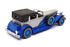 Matchbox 11.5cm Long Diecast Y-4 - 1930 Duesenberg Model J - Silver/Blue/Black