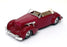 Matchbox Appx 12cm Long Diecast Y-18 - 1937 Cord 812 - Dk. Red/White Roof
