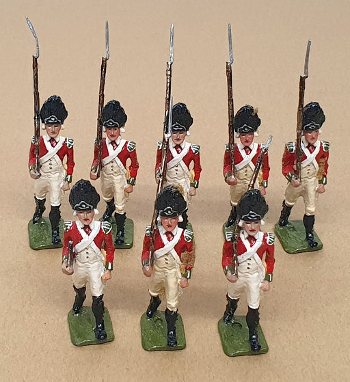 Unknown Brand ? UB08MS - 8x Metal Toy Soldiers Appx 6.5cm Tall