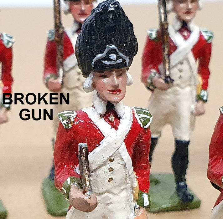 Unknown Brand ? UB08MS - 8x Metal Toy Soldiers Appx 6.5cm Tall
