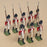 Unknown Brand ? UB08MS - 8x Metal Toy Soldiers Appx 6.5cm Tall