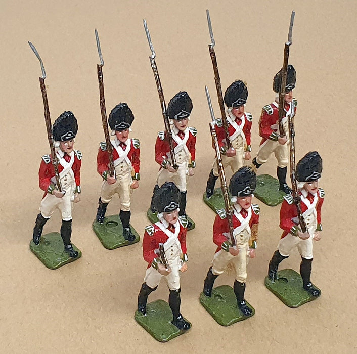 Unknown Brand ? UB08MS - 8x Metal Toy Soldiers Appx 6.5cm Tall