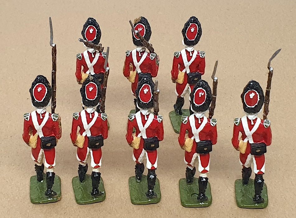 Unknown Brand ? UB08MS - 8x Metal Toy Soldiers Appx 6.5cm Tall