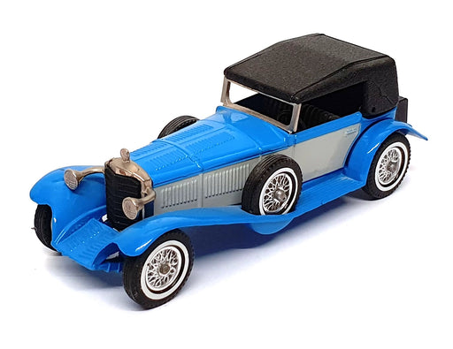 Matchbox Appx 11cm Long Diecast Y-16 - 1928 Mercedes SS - Blue/Grey/Black