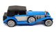 Matchbox Appx 11cm Long Diecast Y-16 - 1928 Mercedes SS - Blue/Grey/Black