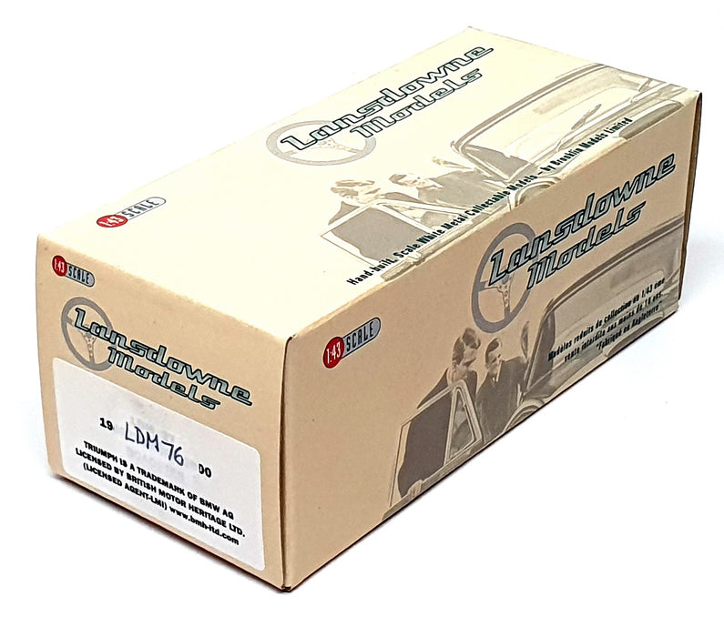 Lansdowne 1/43 Scale LDM76 - 1955 Sunbeam Rapier S1 - Dawn Mist/Corinth Blue