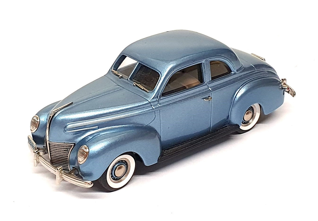 Brooklin Models 1/43 Scale BRK117 - 1939 Mercury 99-A Sedan Coupe - Mercury Blue