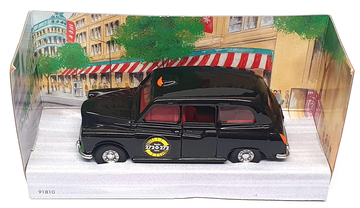 Corgi Appx 12cm Long Diecast 91810 - Austin London Taxi Radio Taxis - Black