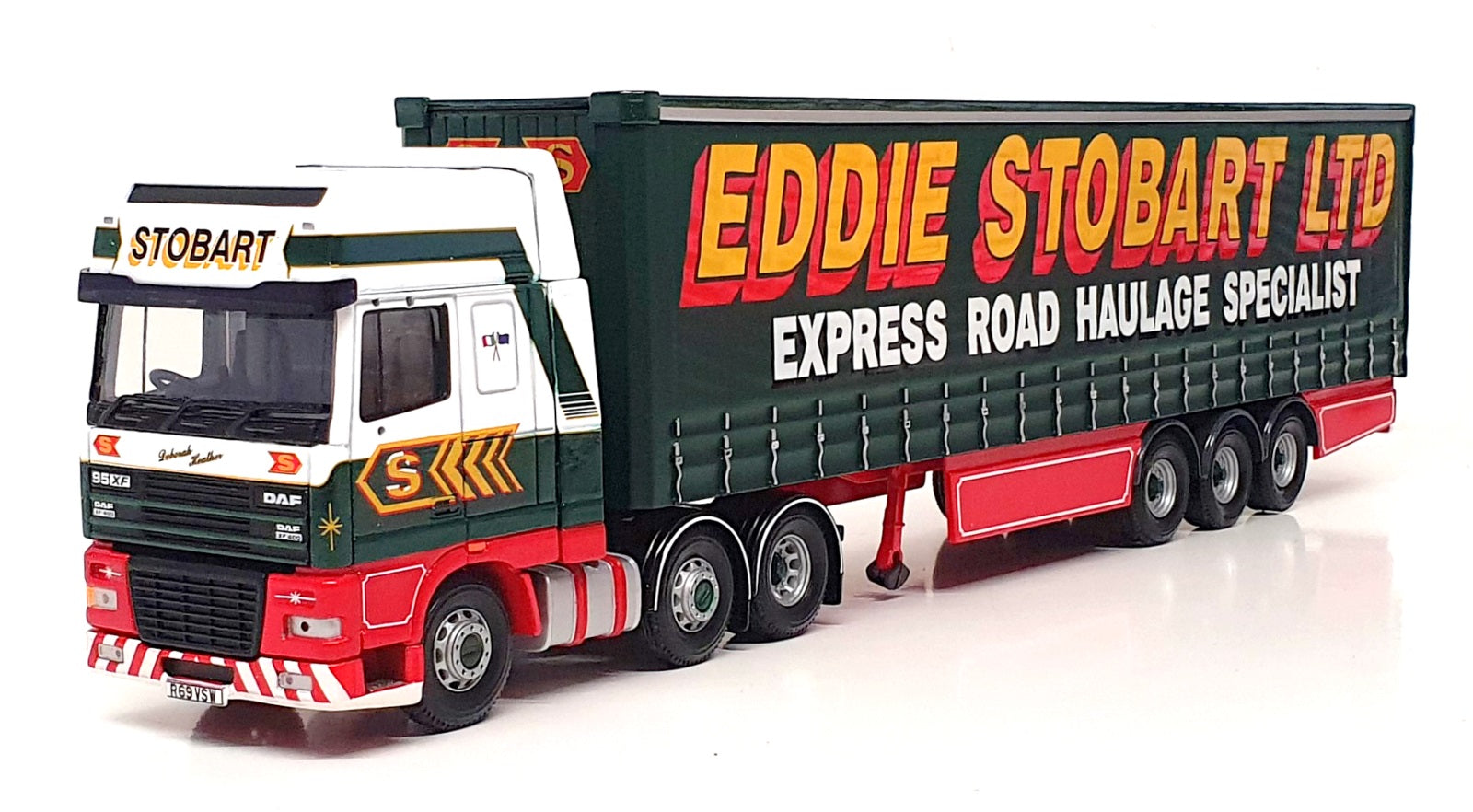 Corgi 1/50 Scale CC13201 - DAF XF Super Space Cab Curtainside Truck - Stobart