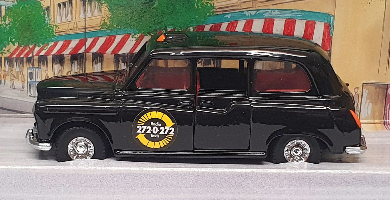 Corgi Appx 12cm Long Diecast 91810 - Austin London Taxi Radio Taxis - Black