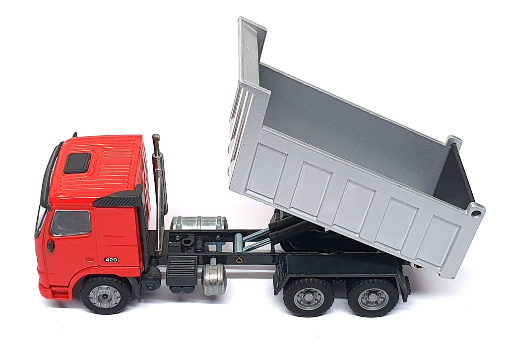 Joal 1/50 Scale 331 - Volvo FH12 Tipper Dump Truck - Red/Silver