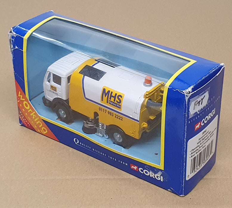 Corgi 1/50 Scale 58903 - Faun Street Sweeper Truck MHS - White/Yellow
