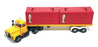 Corgi Original Diecast 1106 - Mack Container Truck & Trailer - Yellow/Red