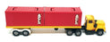 Corgi Original Diecast 1106 - Mack Container Truck & Trailer - Yellow/Red