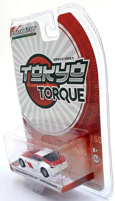 Greenlight 1/64 Scale 47060-F - 2020 Nissan 370Z 50th Anniversary - White/Red