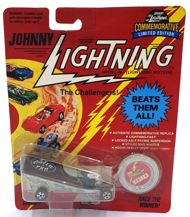 Johnny Lightning 1/64 Scale 100-130 - The Challengers Movin' Van - Maroon