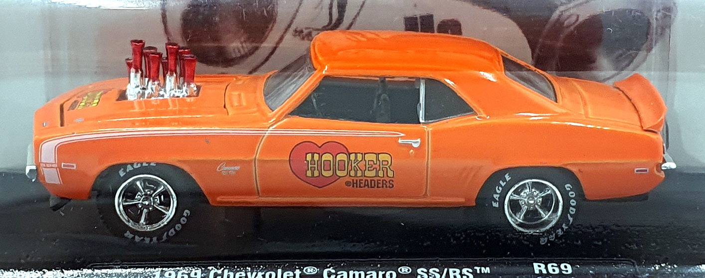 Castline M2 Machines 1/64 Scale R69 - 1969 Chevrolet Camaro SS/RS - Orange