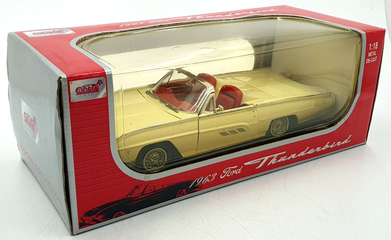 Anson 1/18 Scale Diecast 30334 - 1963 Ford Thunderbird - Cream