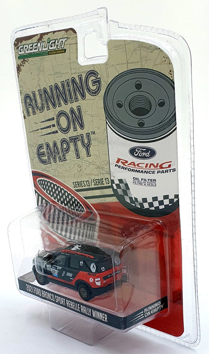 Greenlight 1/64 Scale 41130-F - 2021 Ford Bronco Sport #201 Rebelle Rally Winner
