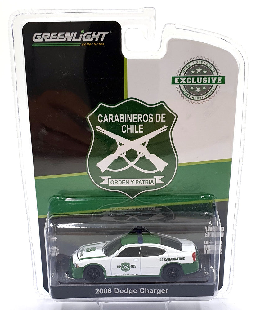 Greenlight 1/64 Scale 30270 - 2006 Dodge Charger Carabineros De Chile