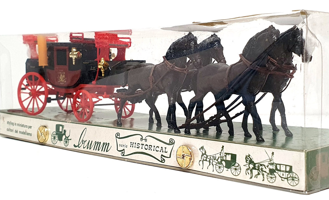 Brumm Historical 1/43 Scale 018 - Horse Drawn Royal Mail Coach 1827